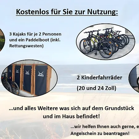 Koprowo - Mit Direktem Seezugang, Sauna & Whirlpool * Zastan